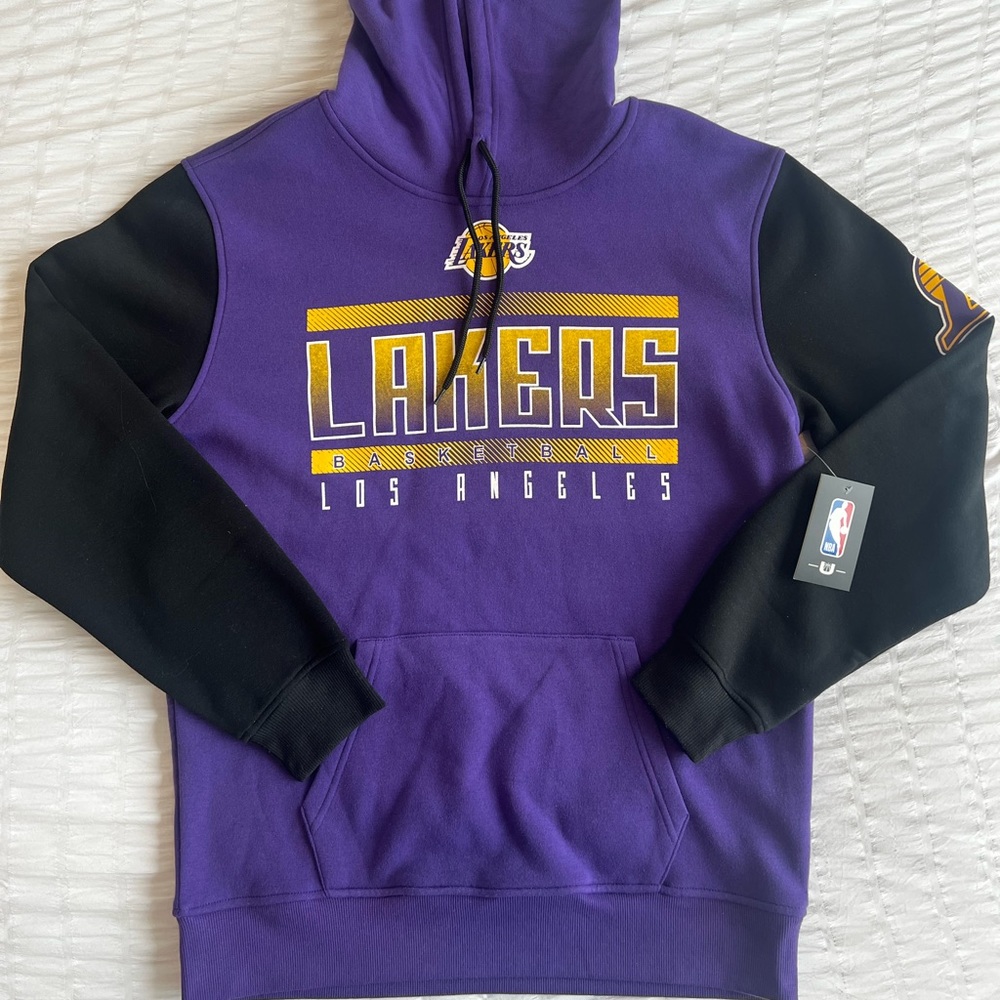 NBA Los Angeles Lakers Purple and Black Pullover Hoodie